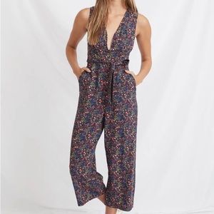 NWT Marine Layer Holli Jumpsuit Multi Floral